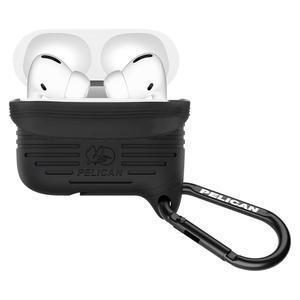 [미국배송] 펠리컨 프로텍터 - 에어팟 프로 3 케이스와 호환 [무선 충전] [MIL-STD 보호] 3용 IP67 방수 소프트 실리콘 케이스 스크래치 방지 블랙