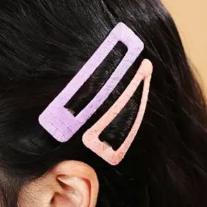 콤비 똑딱핀 2개세트 인디핑크 연보라 고정 세모