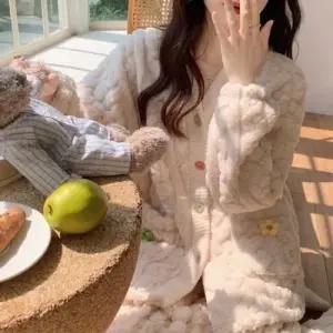 패션] 버튼 니트터치 포근 세트 DS5110 바지 이지 홈 언더 바