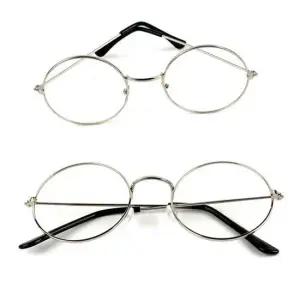 동그란 안경테 은색 동글이안경 패션안경