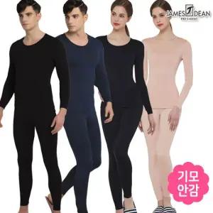제임스딘 기모 남성 여성 내복 내의 상하세트