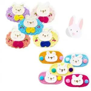 니트 포인트 큐티 여아머리끈 봄 겨울 핸드메이드 가