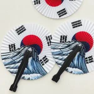 고품질 원형 태극기 접이식 손부채 1P DK-0690 접부채 접는부채 (WFJ46ET)