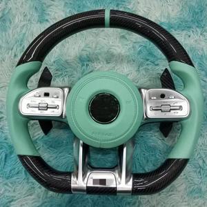 메르세데스 호환 벤츠 호환 AMG A 클래스 B C E S 02-22 풀 시리즈 스티어링 휠 업그레이드 어셈블리