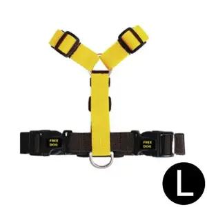 프리독 애견 L H하네스 옐로우브라운 투웨이 (WFJ5PTN)