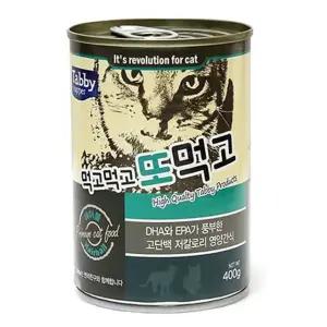 테비 고양이캔 400g 먹고먹고 헤어볼 또먹고 (WFJ5PYY)