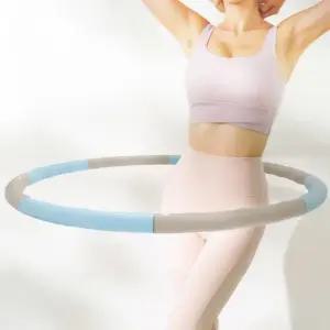 빅 소프트 훌라후프 1.5kg 뱃살 지압 실내 운동 (WFJ4RXL)