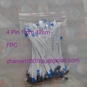 12 cm 4 핀 1.0mm 간격 FPC 터치 스크린 플랫 연장 케이블 차량용 DVD 오디오 멀티미디어 플레이어 GPS 네