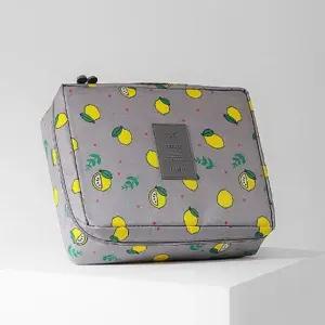 화장품파우치 대형 천 백인백 가방 그레이 (WFJPV94)