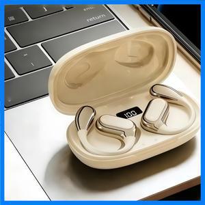 오리지널 실리콘 인이어 훅 스포츠 휴대폰 마이크 HD 통화 ENC 소음 감소 무선 블루투스