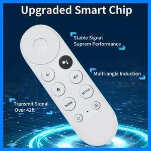 구글 크롬캐스트 TV G9N9N 블루투스 IR 스마트 셋톱박스용 구글 음성 리모컨 (구글 TV 호환)