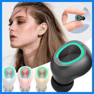 X6 미니 블루투스 5.3 이어폰 오버 이어 무선 블루투스 헤드셋 이어폰 스포츠 마이크 핸즈프리 이어 버드