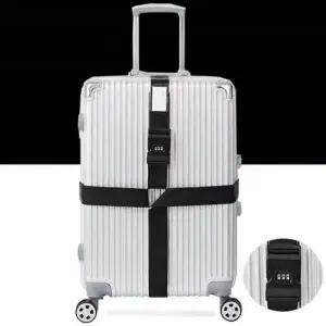 캐리어고정벨트 잠금 가방 열림방지 홀더 밴드 블랙 (WFJPW3N)