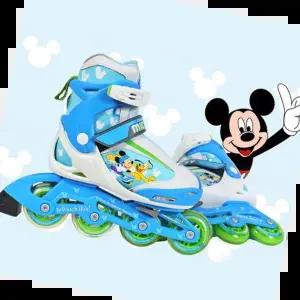어린이인라인 미키마우스 인라인 스케이트 어린이 롤러브레이드