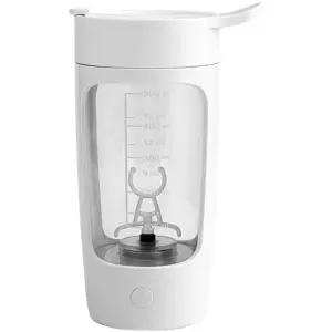 전동 쉐이커 쉐이크 물병 텀블러 600ml 화이트 미숫가루