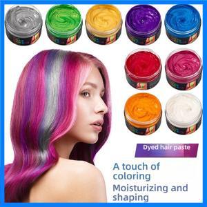 임시 컬러 헤어 왁스 - 볼륨감과 텍스처를 주는 워셔블 스타일링 왁스 (남녀공용)