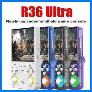 R36Ultra 4.0인치 레트로 휴대용 게임 콘솔 128GB 휴대용 비디오 플레이어 오픈 소스 리눅스 시스템 게임용