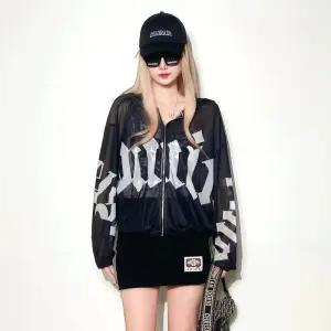 줌바댄스복 웨어 탑 형광 에어로빅복 시스루 상의