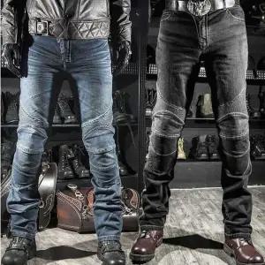 오토바이 바이크 청바지 통기성 바이크진 메쉬 팬츠