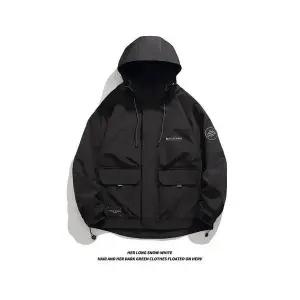 키체샵 남성 바람막이 점퍼 트렌드 재킷 가을 후드 야상 캐주얼 HO3