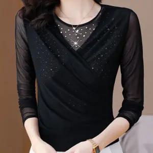 벨리 댄스웨어 라틴댄스복 망사 줌바 댄스티 공연복 라인