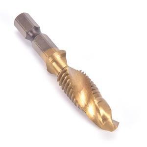 육각 생크 기계 탭 키트 메트릭 플매트 카펫 러그 핸드 드릴 비트 HSS 6542 나사 나선형 포인트 스레드 M3