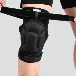 무릎보호대 압력 스트랩 보호 스포츠 무릎 패드 배구 Kneepad Brace Support Anti Collision ElasticKnee