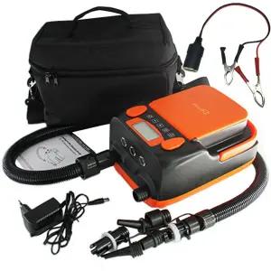 차량용 에어펌프 고무보트 타이어 에어매트 공기주입기