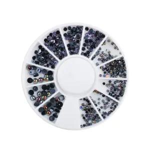 네일아트 데코파츠 오팔 스타일 반구 장식 파츠 아트 재료 (WFJ6UV0)