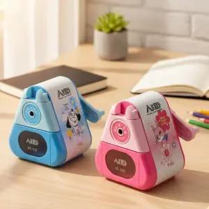 샤파 초등학생 문구 수동 연필깎이 KI-100 2컬러