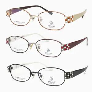 벨라 여성안경테 오벌형 메탈콤비 BL-MOSAIC1