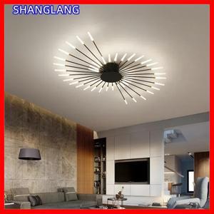 현대식 LED 천장등 고급 가정용 거실 식당 샹들리에 홈 데코 침실 펜던트 조명 주방 조명기구