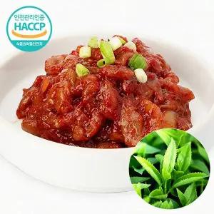 갤러리아 [웰굿]HACCP 전북 프리미엄 녹차 품은 창란젓갈 800g