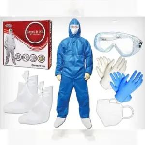 부츠 D KIT E 보호복 고글 마스크 장갑 보호구 세트 (WFK6K5W)