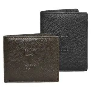 남성용 소가죽 반지갑 중지갑 핸드백 블루마운트 스타일 지갑 (WFJ6D56)