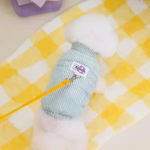 코듀로이 하네스 강아지옷 패딩자켓