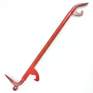 프리미엄 맨홀개폐기 갈고리 뚜껑 열기 오프너 지렛대 빠루 F형 75cm 중장비 레드