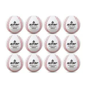 뉴 WB8110 12개입 연식야구공 고무 (WFJR6IK)