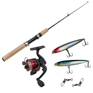 리드피싱 느면나와 송어 빙어 산천어 축제 전용 낚시대+릴+루어 풀세트