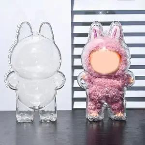 라부부 인형 키링 가방고리인형 열쇠고리 투명 케이스 KK986 (WFJ6FNC)