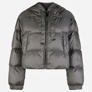 막스마라 5F 2529486115600 005 세이에 크롭 후드 패딩 자켓 그레이