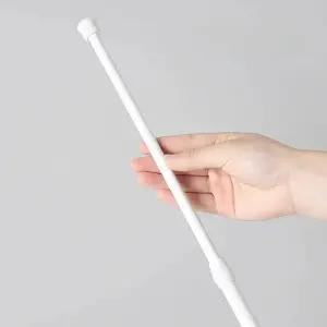 압축봉 커튼봉 형 금속 커튼 봉 스프링 무타공 샤워 폴 욕실용