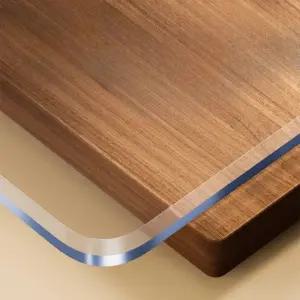 식탁보 두께 PVC 투명 내열성 방수성 내유성 식탁 매트 1개