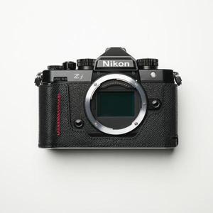 Roadfisher  리얼 가죽 카메라 가방 수제 보호 케이스 커버 Nikon ZF 용 하프베이스 외장 핸드 그립