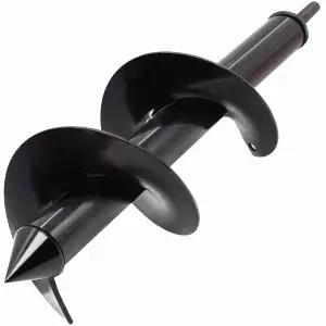 굴착 구멍 심기용 TCBWFY 4 x12 오거 드릴 비트 정원 식물 꽃 전구 나선형 급속 화분 지구 육각 조절 가능