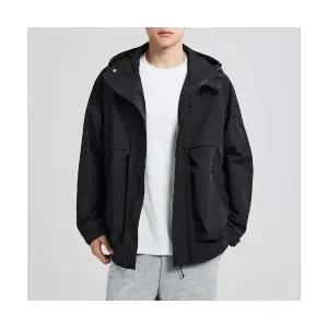 키체샵 남성 야상사파리 후드 야상 점퍼 가을 소매 코트 HO3