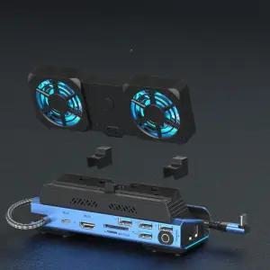 확장 스팀덱 콘솔 거치대 어댑터 도킹스테이션 스위치 쿨링팬