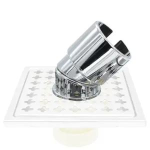 세탁기호스 유도킷/배수구캡 마개 덮개 세탁실 하수구 배수구트랩