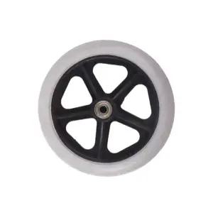 튼튼한 보행기 교체바퀴 워커 보조기 부품 휠 그레이 1개 6인치