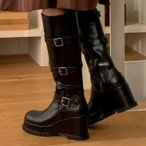 롱 여성 패션부츠 부츠 워커 SL5962 WFFWWKC